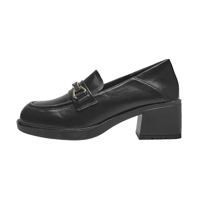 (W) Hotwind Loafer 'PU Black Platform'