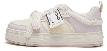 (Women) Hotwind Low-Top Lace-Up 'Fabric Round Toe' H14W3D11 (Women) Hotwind Low-Top Lace-Up 'Fabric Round Toe' H14W3D11