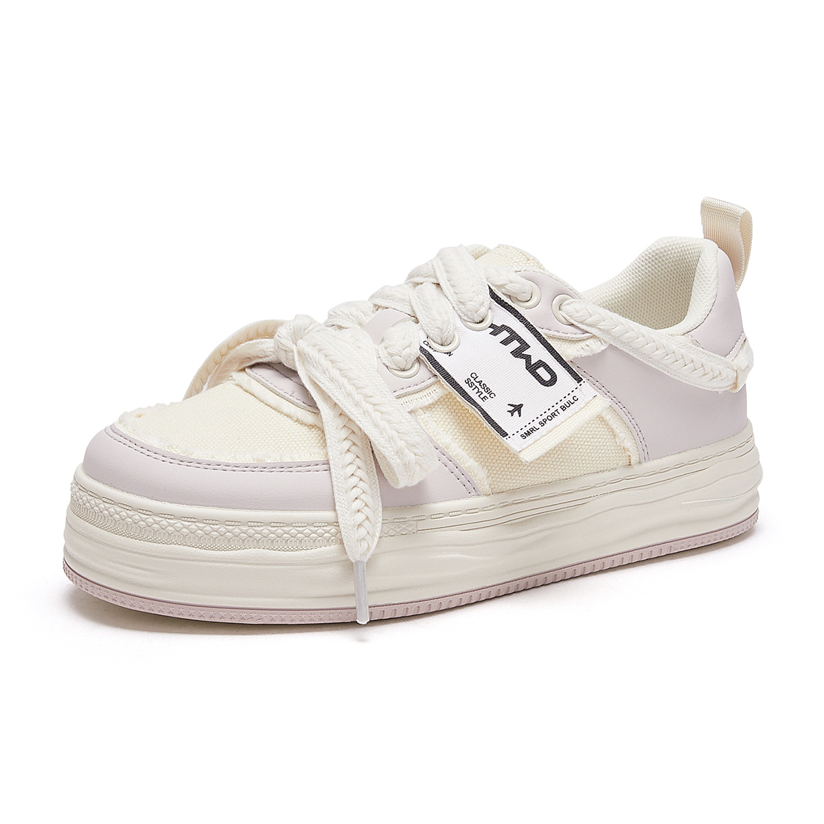 Order (W) Hotwind Low-Top Lace-Up ''Fabric Round Toe'' Kasut Lelaki Rendah. H14W3D11