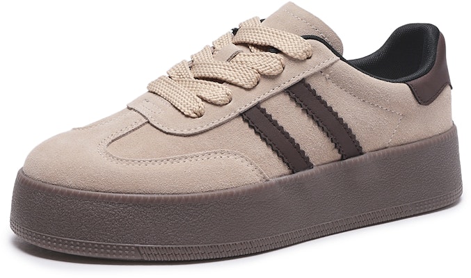 (Women) Hotwind Low-Top Leather Sneakers 'Simple Brown' H14W4542 Order (Women) Hotwind Low-Top Leather Sneakers 'Simple Brown' H14W4542