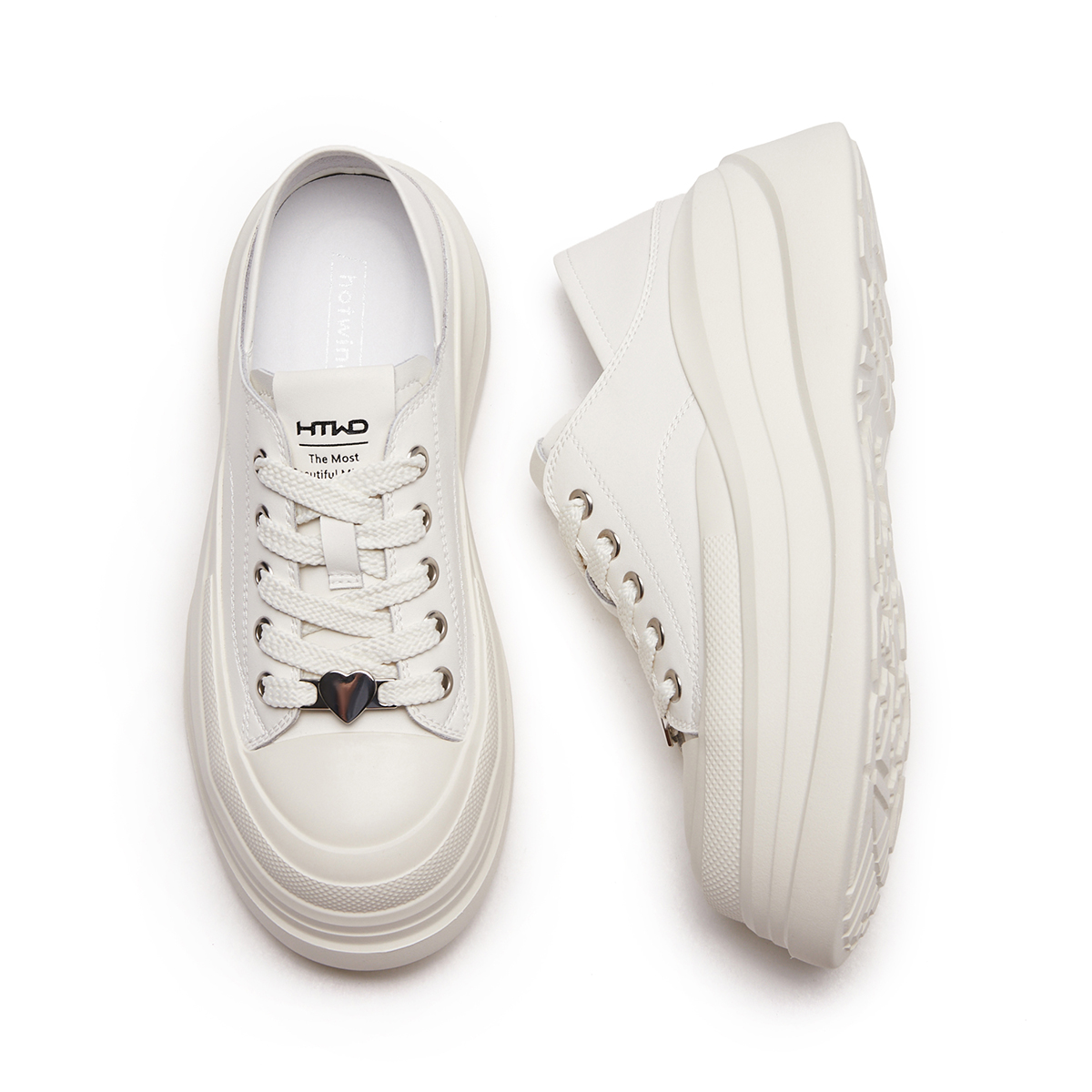 Cheap (W) Sneakers Hotwind Low-Top Platform ''Kenyamanan Sol Tebal'' H13W3725