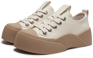 (W) 핫윈드 로우탑 플랫폼 스니커즈 '패션 두꺼운 밑창' H13W3733 Sizing (W) 핫윈드 로우탑 플랫폼 스니커즈 '패션 두꺼운 밑창' H13W3733