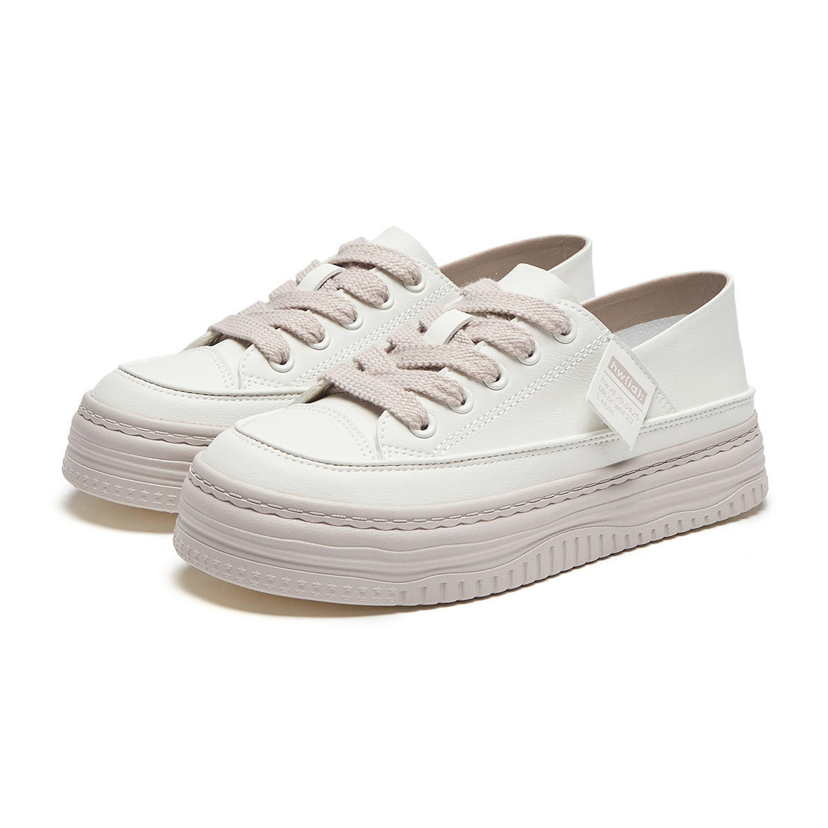 Sizing (Women) Hotwind Low-Top Platform Sneakers 'Thick Sole Comfort Versatile' H14W3711