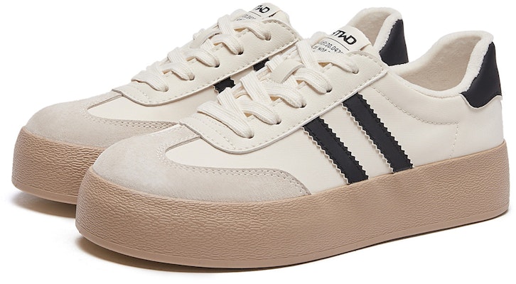 (Women) Hotwind Low-Top Sneakers 'Beige Black Comfort Lace-Up' H92W3411 Lookbook (Women) Hotwind Low-Top Sneakers 'Beige Black Comfort Lace-Up' H92W3411
