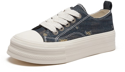 (W) ホットウィンド ロートップ ''快適 厚底 スニーカー'' H14W3728 Order (W) ホットウィンド ロートップ ''快適 厚底 スニーカー'' H14W3728