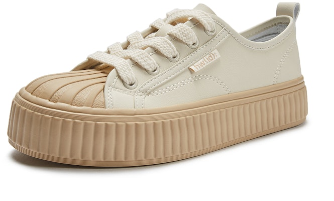 (Women) Hotwind Low Top Sneakers 'Beige Biscuit Sole' H14W3V09 Details for (Women) Hotwind Low Top Sneakers 'Beige Biscuit Sole' H14W3V09