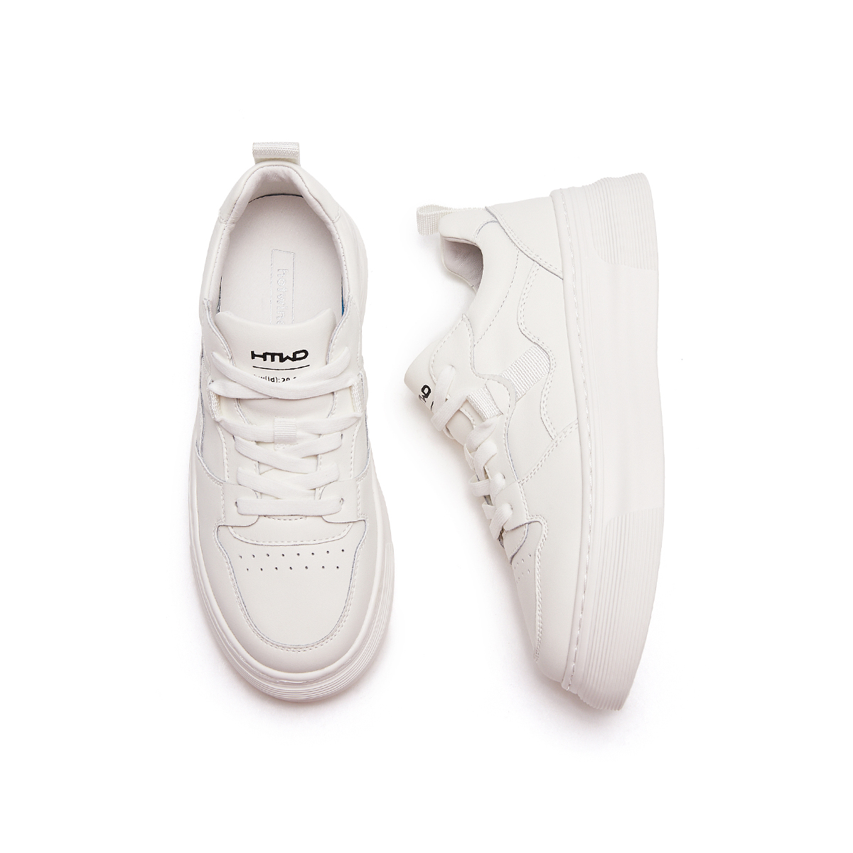 Shop (W) 热风低帮休闲鞋「棕色皮革」 H13W3720