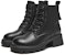 (Women) Hotwind Marten Boots 'Retro British Round-Toe Chunky Heel Black' H83W3405