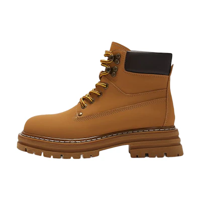 (W) Hotwind Marten Boots 'Two-layer Cowhide Thick Sole'