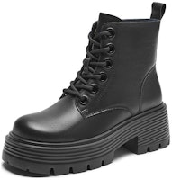 (Women) Hotwind Martin Boots 'Black British Style' H95W2438 (Women) Hotwind Martin Boots 'Black British Style' H95W2438