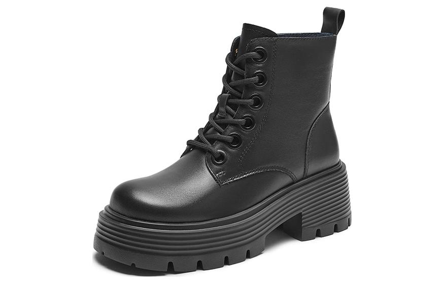 (Women) Hotwind Martin Boots 'Black British Style' H95W2438