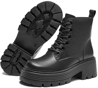 (W) Hotwind Martin Boots ''Gaya British Hitam'' H95W2438 Lookbook (W) Hotwind Martin Boots ''Gaya British Hitam'' H95W2438