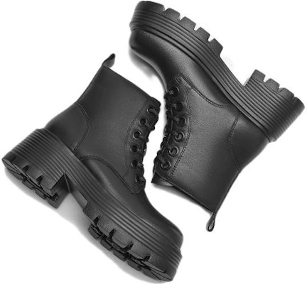 (Women) Hotwind Martin Boots 'Black British Style' H95W2438 Shop (Women) Hotwind Martin Boots 'Black British Style' H95W2438