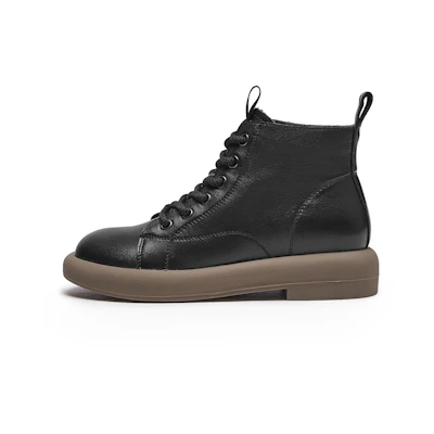 (W) Hotwind Martin Boots 'Black Leather'