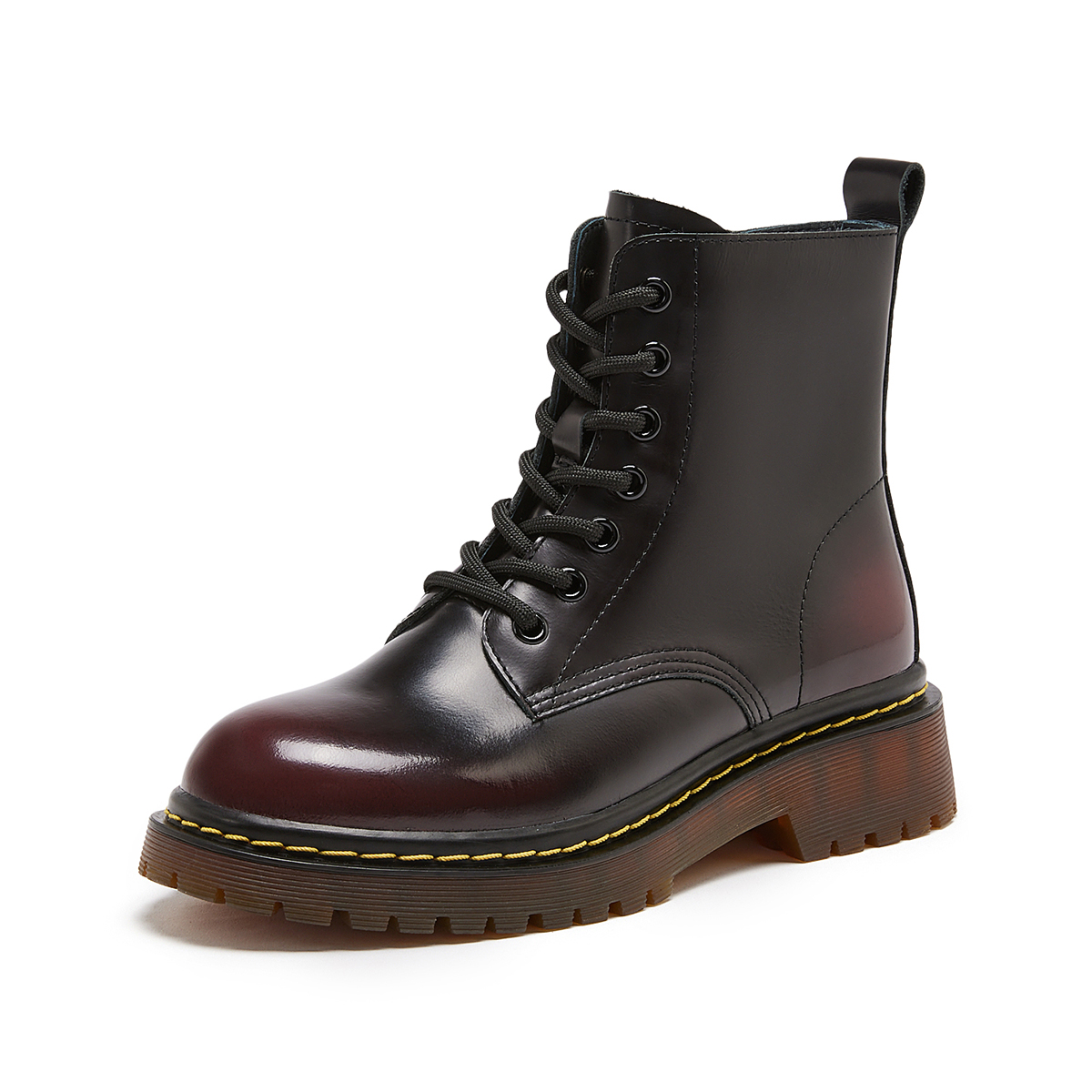 (W) Hotwind Martin Boots 'Burgundy' 圖 3