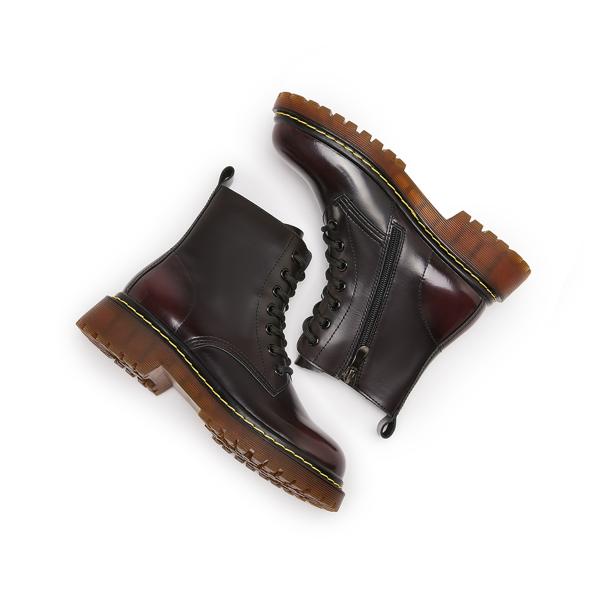 (W) Hotwind Martin Boots 'Burgundy' 圖 5