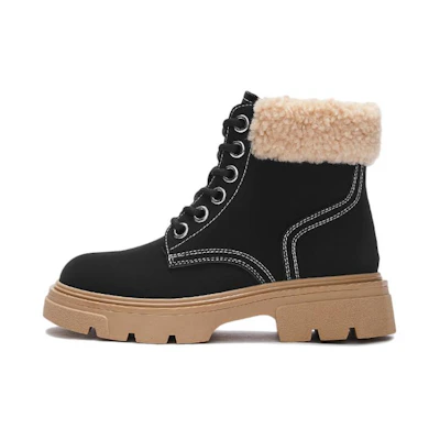 (W) Hotwind Martin Boots 'Fleece-Lined Warm Casual'