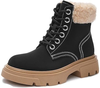 (W) 핫윈드 마틴 부츠 '플리스 안감 겨울 캐주얼' H95W2449 Order (W) 핫윈드 마틴 부츠 '플리스 안감 겨울 캐주얼' H95W2449