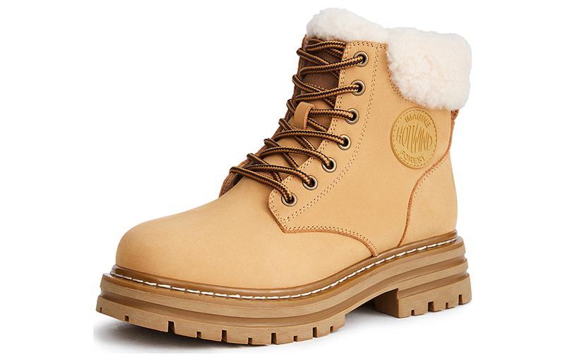 Order (W) 핫윈드 마틴 부츠 '옐로우 패치워크' H81W2445