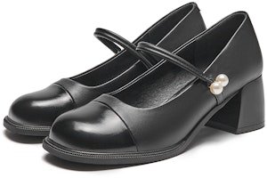 (W) Hotwind Mary Jane ''PU Fesyen Tumit Blok'' H18W3V01 Lookbook (W) Hotwind Mary Jane ''PU Fesyen Tumit Blok'' H18W3V01