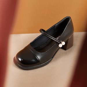 (W) Hotwind Mary Jane ''PU Fesyen Tumit Blok'' H18W3V01 Purchase (W) Hotwind Mary Jane ''PU Fesyen Tumit Blok'' H18W3V01