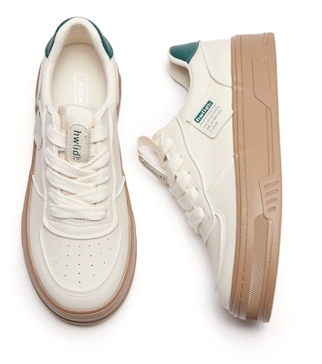 (Women) Hotwind Mirror Series Low-Top 'Synthetic Leather Perforated Platform' H14W3721 Cheap (Women) Hotwind Mirror Series Low-Top 'Synthetic Leather Perforated Platform' H14W3721