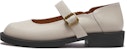 (Women) Hotwind Modern Vintage Comfort Round Toe Solid Color Buckle Casual Flat 'Pure Black' H28W3308