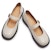 (Women) Hotwind Modern Vintage Comfort Round Toe Solid Color Buckle Casual Flat 'Pure Black' H28W3308