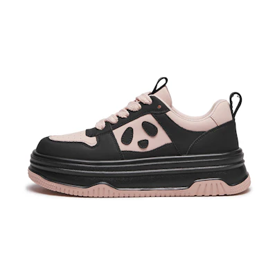 (W) Hotwind Panda Series PU 'Cute Chunky Low-Top'
