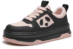 (W) 熱風熊貓系列PU「可愛厚底低筒鞋」 H13W3735 Order (W) 熱風熊貓系列PU「可愛厚底低筒鞋」 H13W3735