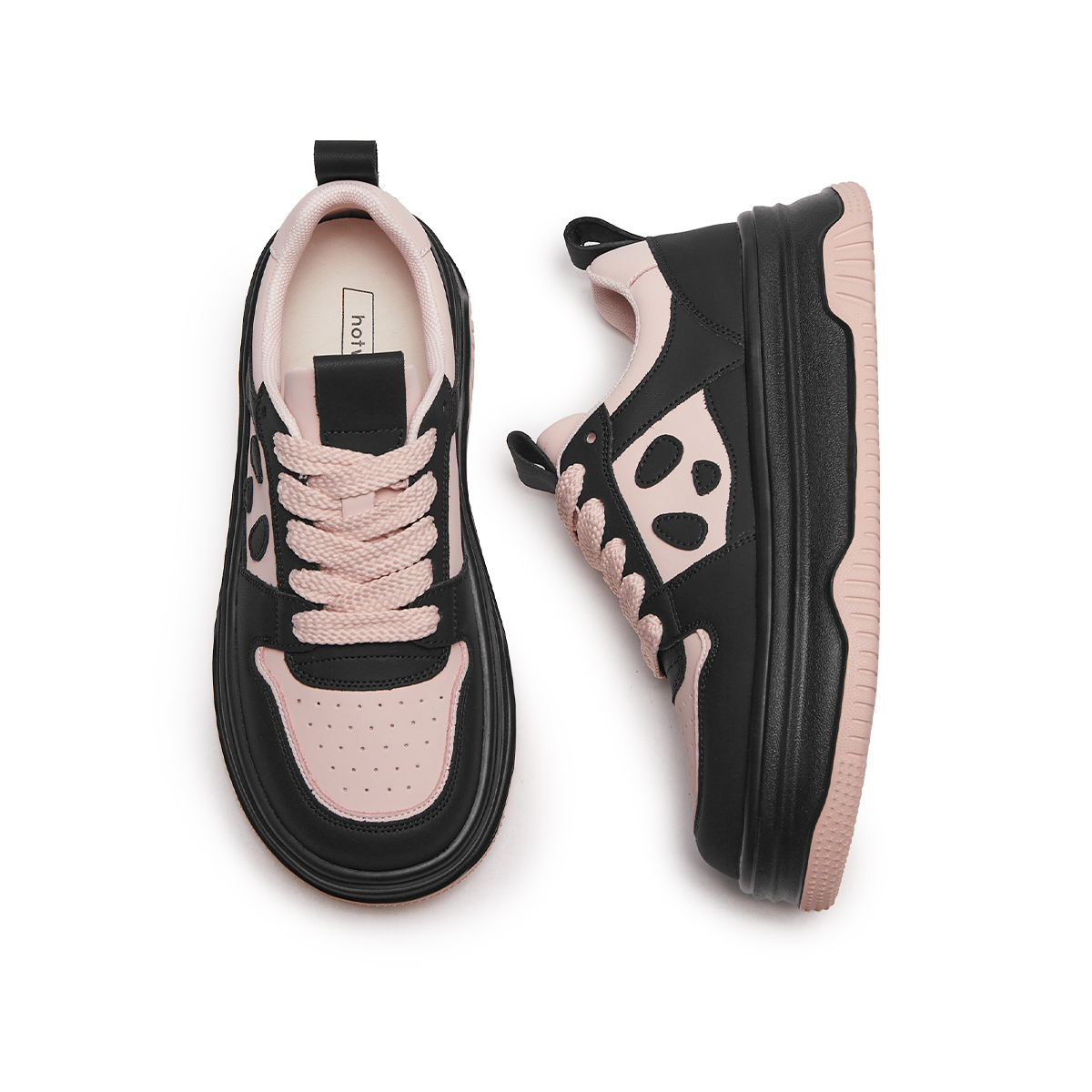 Shop (W) Serie Panda Hotwind PU 'Zapatillas Bajas Chunky Lindas' H13W3735