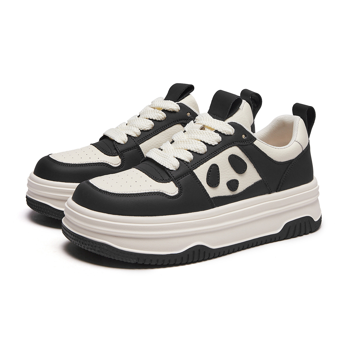 Sizing (W) Serie Panda Hotwind PU 'Zapatillas Bajas Chunky Lindas' H13W3735