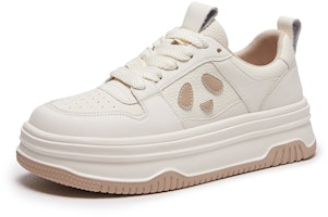 (W) 熱風熊貓系列PU「可愛厚底低筒鞋」 H13W3735 2