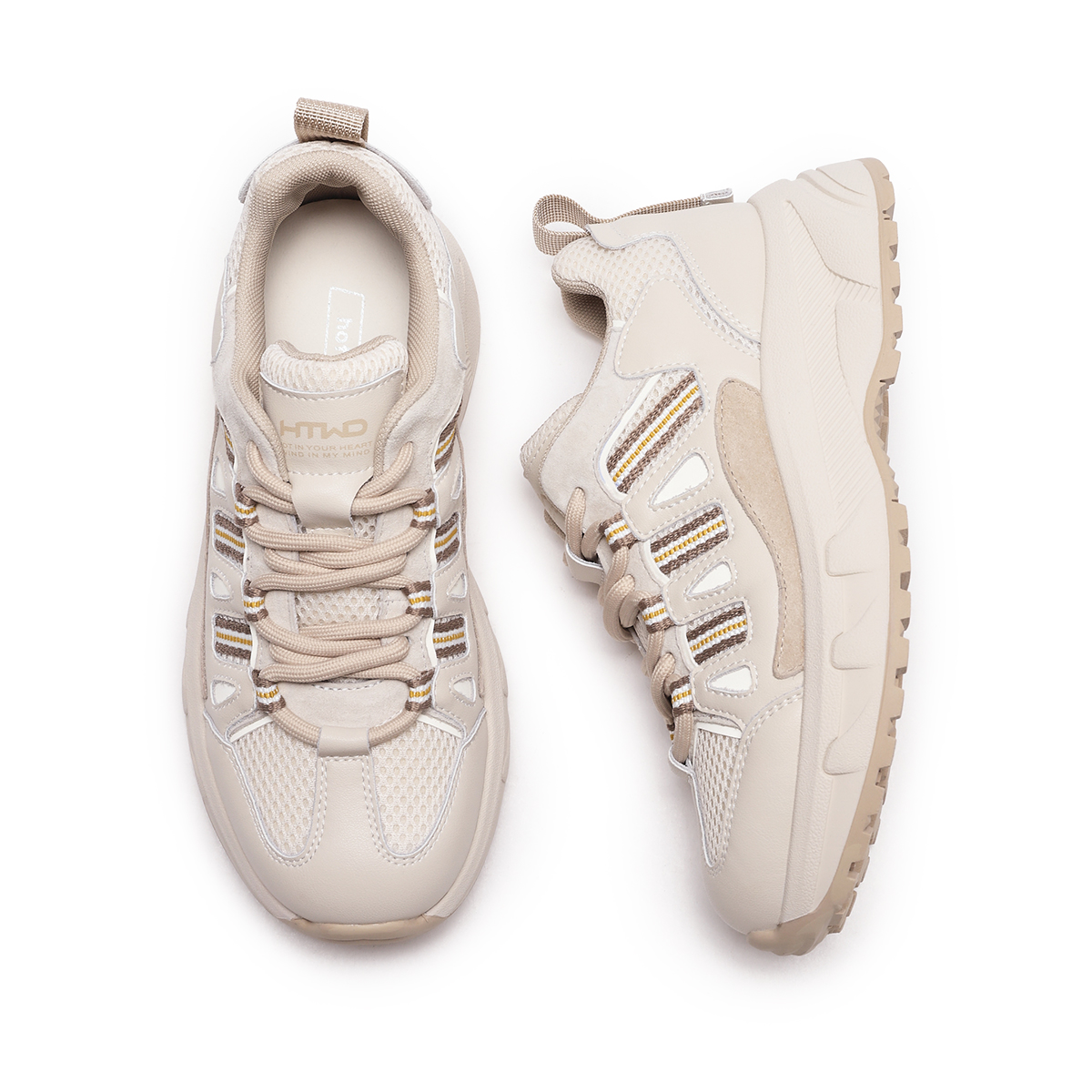 (W) Hotwind Pigskin Colorblock Breathable Low-Top 'Casual Life' 圖 7