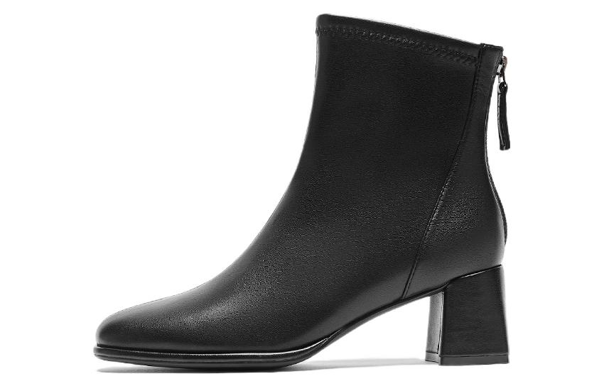 (Women) Hotwind PU 'British Retro Short Boots' H84W2420