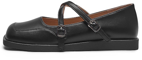 (Women) Hotwind PU 'Cross Design Square Toe Comfort Flats' H28W3726 (Women) Hotwind PU 'Cross Design Square Toe Comfort Flats' H28W3726