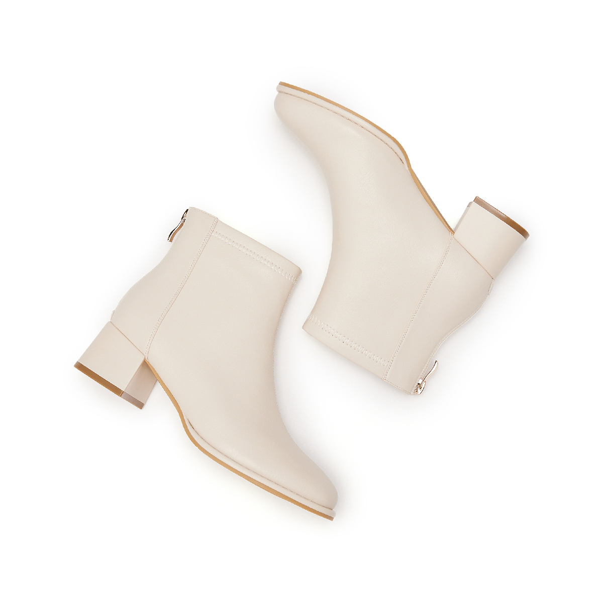 Cheap (W) Hotwind PU 休閒圓頭短靴 '低跟' H84W3411