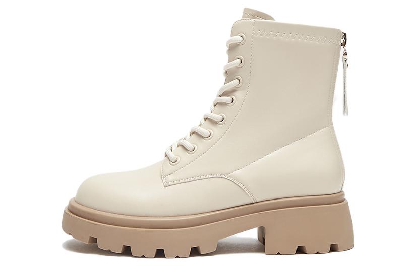 (W) Hotwind PU Fashion 'Cool Round Toe Casual Short Tube Martin Boots' 圖 3