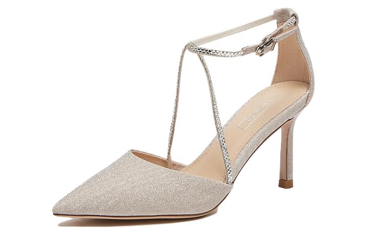 Order (W) Tacones Altos Hotwind PU con Correa en Tobillo 'Oro' H35W3101