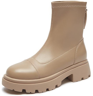 (W) Botas Cortas Moda PU Suela Gruesa Punta Redonda 'Negro Versátil' Hotwind H82W2829 Order (W) Botas Cortas Moda PU Suela Gruesa Punta Redonda 'Negro Versátil' Hotwind H82W2829