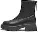Purchase (W) Botas Cortas Moda PU Suela Gruesa Punta Redonda 'Negro Versátil' Hotwind H82W2829