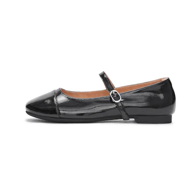 (W) Hotwind PU Fashion Staple One-Strap Casual Flat 'Women's Style'