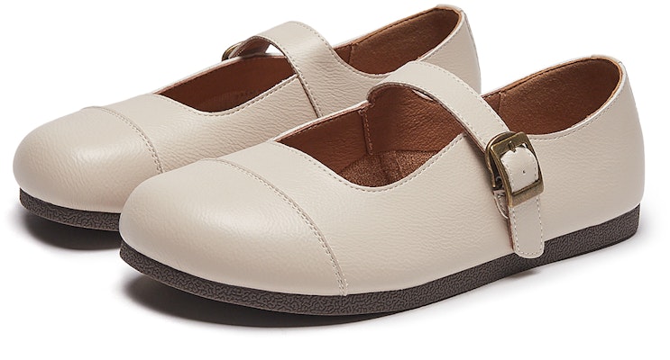 (Women) Hotwind PU Flat Buckle Comfort 'Beige Casual' H02W3300 Lookbook (Women) Hotwind PU Flat Buckle Comfort 'Beige Casual' H02W3300