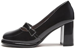 (Women) Hotwind PU High Heels 'Sweet Bow Mary Jane' H18W3701 (Women) Hotwind PU High Heels 'Sweet Bow Mary Jane' H18W3701