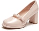 Details for (Women) Hotwind PU High Heels 'Sweet Bow Mary Jane' H18W3701