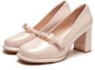 Sizing (Women) Hotwind PU High Heels 'Sweet Bow Mary Jane' H18W3701