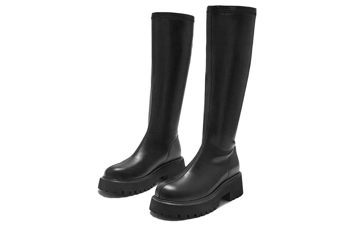 Lookbook (W) Hotwind PU But Tinggi Lutut ''Sweet Cool Black'' H85W2413