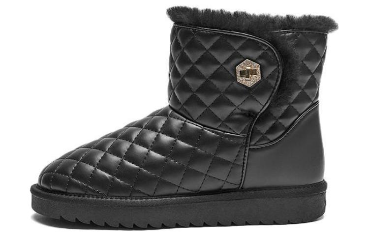(Women) Hotwind PU Retro 'Fleece-Lined Warm Snow Boot' H89W2830