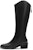 (Women) Hotwind PU Round Toe Zip High-Top Boots '5cm Black' H85W3412