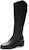(Women) Hotwind PU Round Toe Zip High-Top Boots '5cm Black' H85W3412